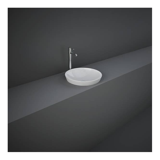 RAK Ceramics RAK-Ceramics Variant Round Drop-In Wash Basin 36cm 1 Tap Hole