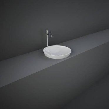 RAK-Ceramics Variant Round Drop-In Wash Basin 36cm 1 Tap Hole