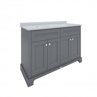 RAK-Ceramics Washington 1200mm Double Basin Unit (Choose Finish)