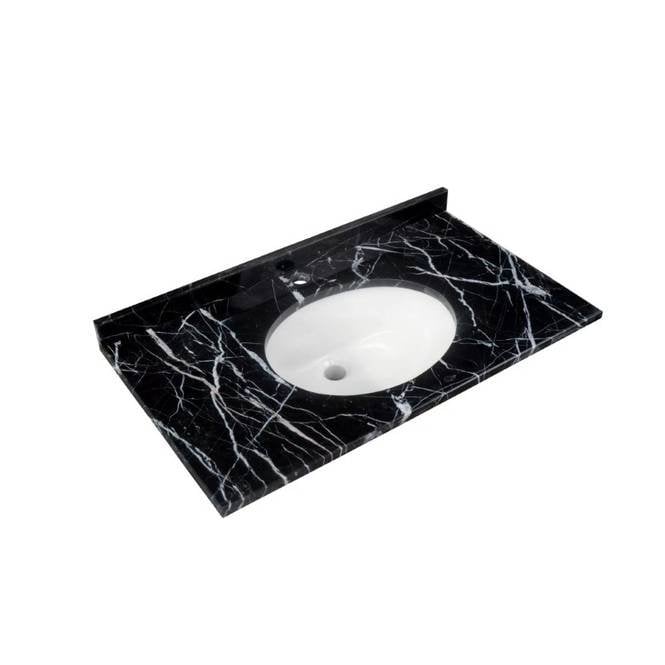 RAK Ceramics RAK-Ceramics Washington Marble Countertop inc Basin (Choose Colour, Size and Number of tap Holes)