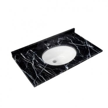 RAK-Ceramics Washington Marble Countertop inc Basin (Choose Colour, Size and Number of tap Holes)