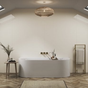 Showerwall Acrylic Wall Panel Pack - Alabaster SWA23 (Choose Size)