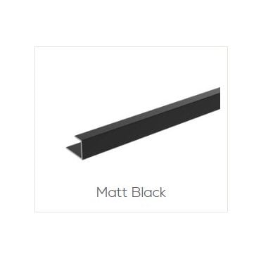 Showerwall Aluminium End Trim 2450mm x 11mm  (Choose Finish)