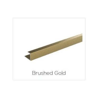 Showerwall Aluminium End Trim 2450mm x 11mm  (Choose Finish)