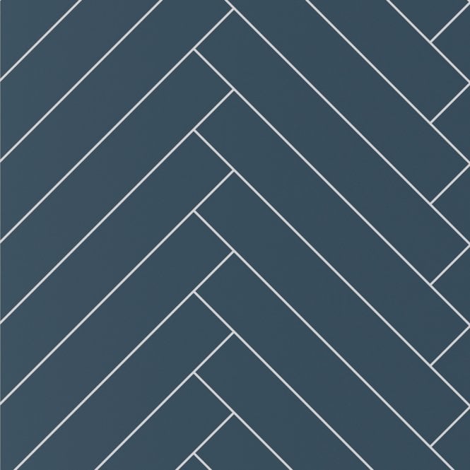 Showerwall  Nordic Blue Herringbone Tile SWT01 (2400x600mm)