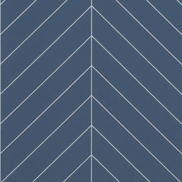Showerwall Nordic Blue Satin Chevron SWT15 (2400x600mm)