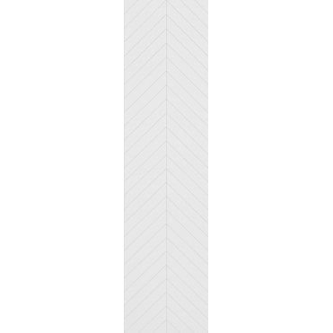 Showerwall Snow White Satin 2400x600 Chevron SWT16 (2400x600mm)