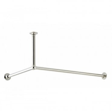 Sterlingham Corner Shower Curtain Rail With Ceiling Mount - 4-440