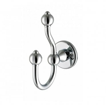 Sterlingham Double Coat Hook - 4-345
