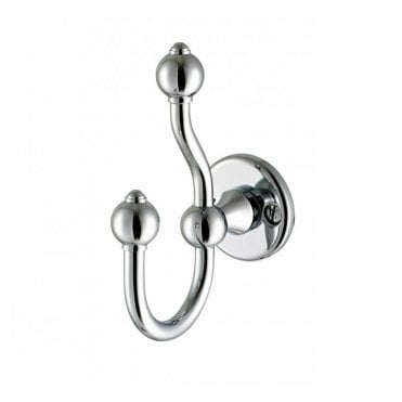 Sterlingham Double Coat Hook - 4-345