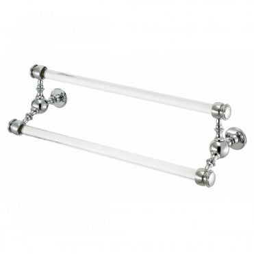 Sterlingham Double Glass Towel Bar 18"/23" Or 29" - 5-375