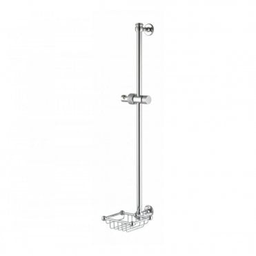 Sterlingham Shower Riser Rail With Basket - 4-390