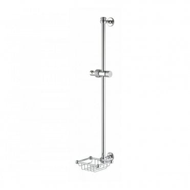 Sterlingham Shower Riser Rail With Basket - 4-390