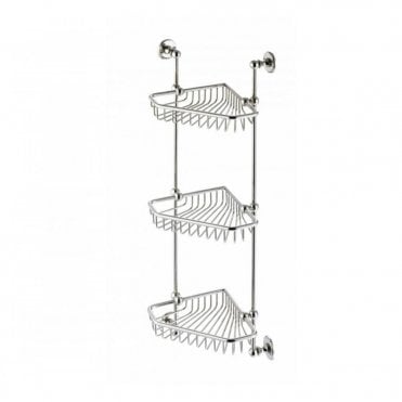 Sterlingham Three Tier Corner Basket - 1-035