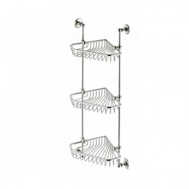 Sterlingham Three Tier Corner Basket - 1-035
