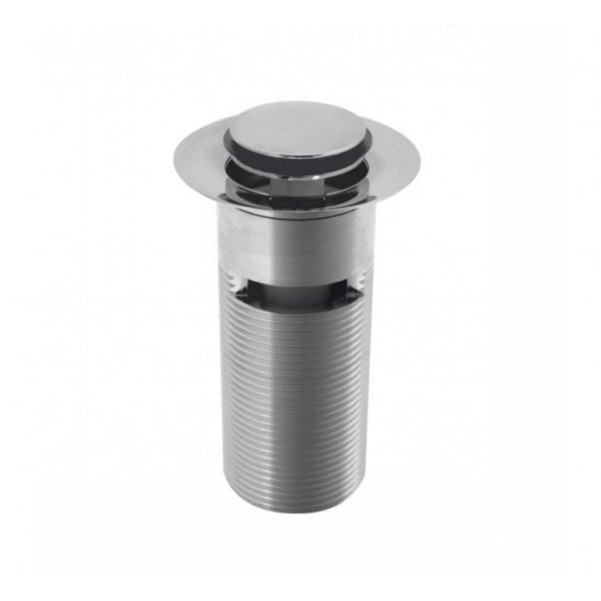 Tavistock  100mm Click Waste Slotted Chrome Finish WASTE9