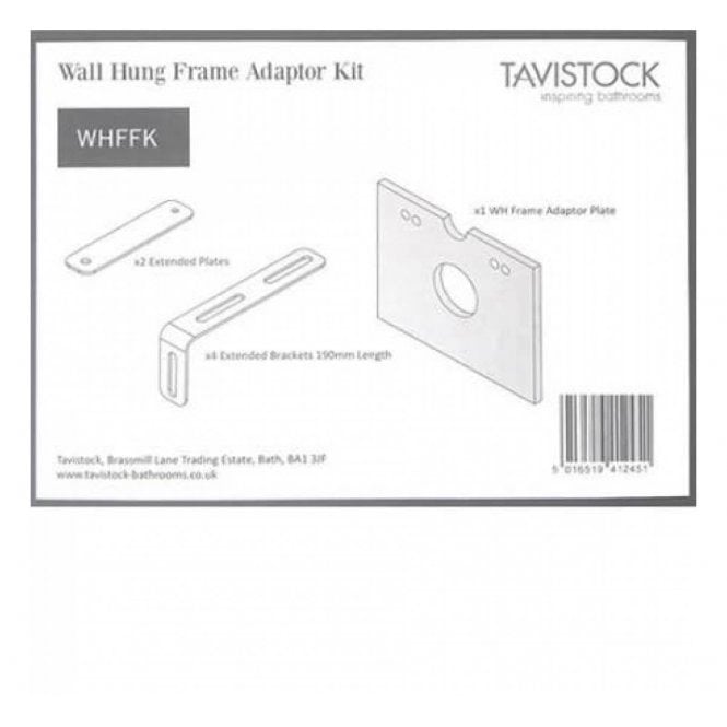 Tavistock  Wall Hung Frame Furniture Adapter Kit - WHFFK - TR9007