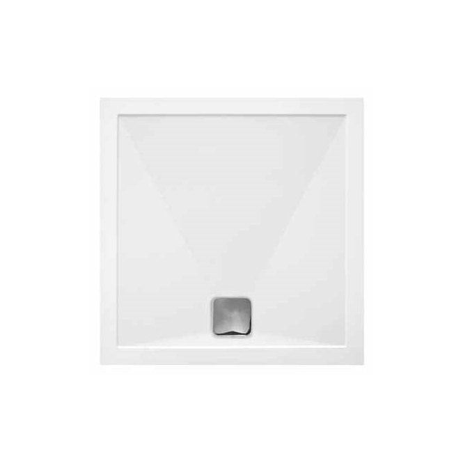 Traymate  Elementary Anti-Slip Square White Shower Tray