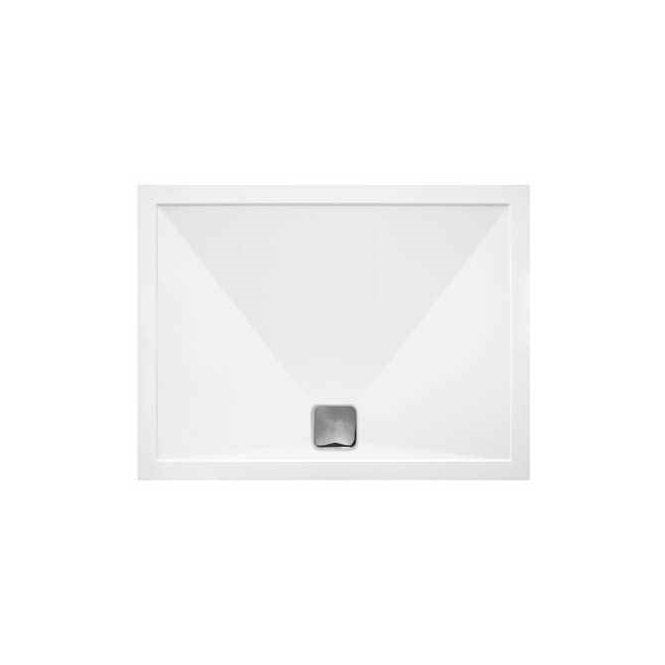 Traymate  Elementary Rectangular White Shower Tray