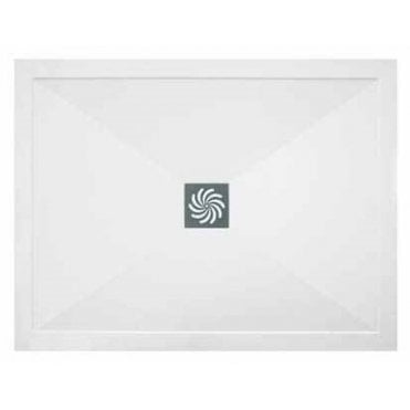 Traymate Symmetry Rectangular White Shower Tray