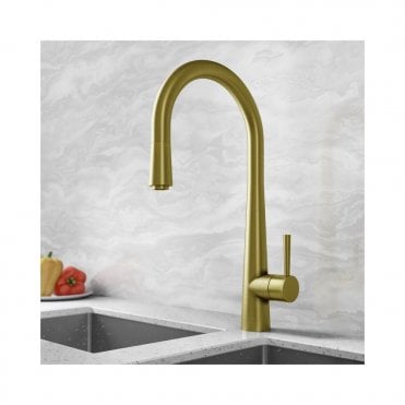 Trisen Jema Chrome pull out single lever Kitchen mixer TK009