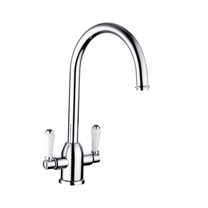 Trisen Brassware Trisen Jerem Chrome two handle Kitchen mixer TK007