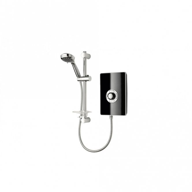 Triton  Aspirante 8.5kW/9.5kw Contemporary Electric Shower White/Black