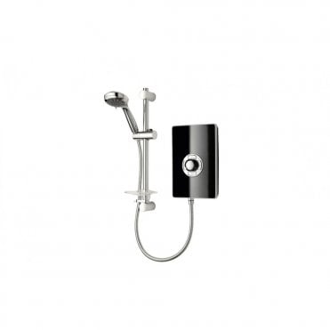Triton Aspirante 8.5kW/9.5kw Contemporary Electric Shower White/Black