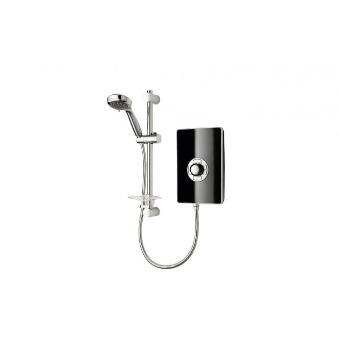 Triton  Aspirante Contemporary Electric Shower - Black Gloss