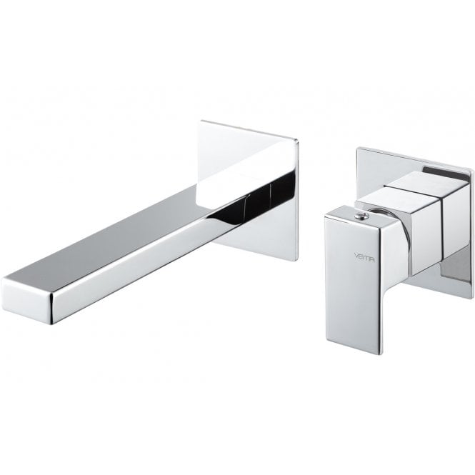 Vema  Lys Wall Mounted Basin Mixer - Chrome