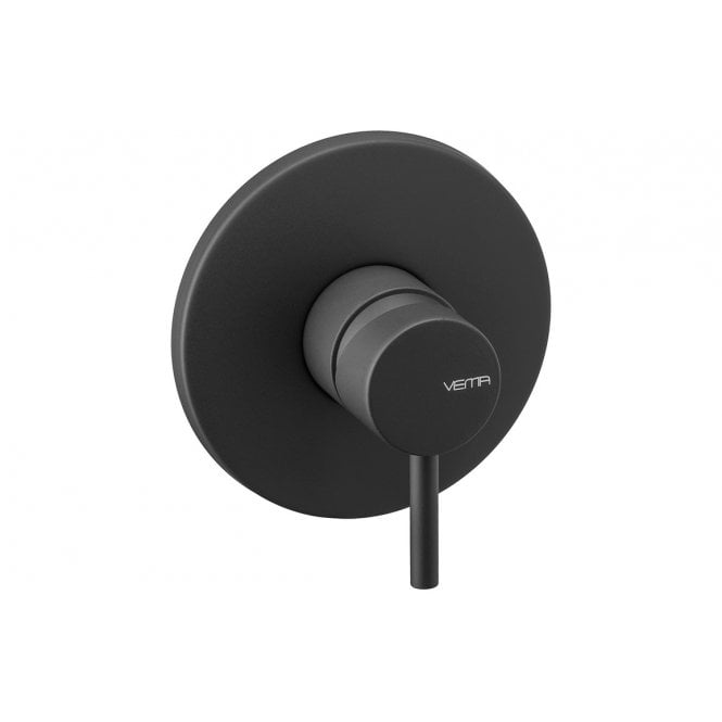 Vema  Maira Black Concealed Shower Mixer - Single Outlet