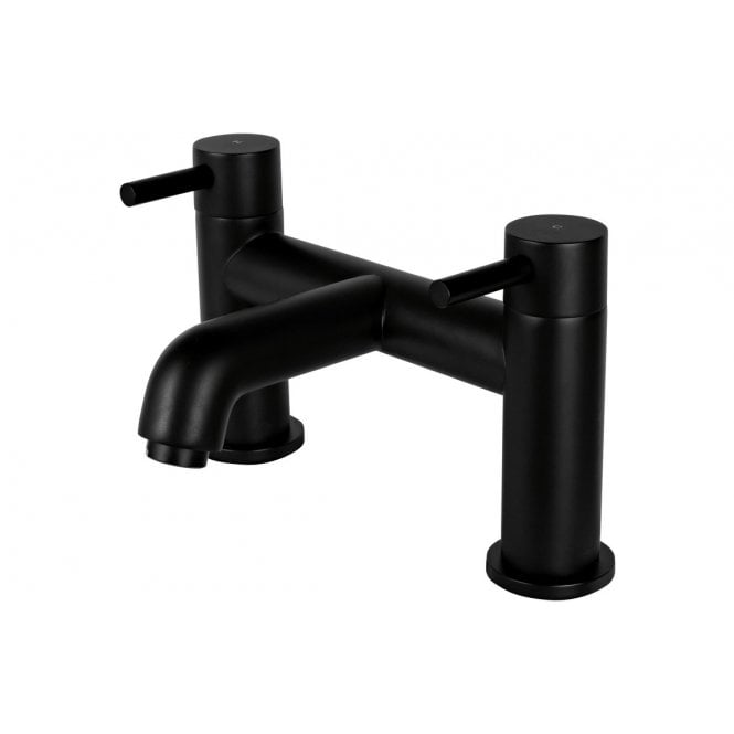 Vema  Maira Deck Mounted Bath Filler - Black