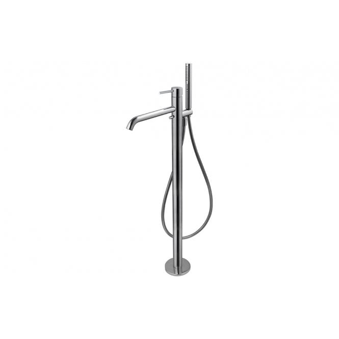 Vema  Maira Floor Standing Bath Filler - Chrome