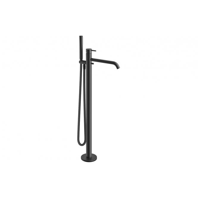 Vema  Maira Floor Standing Bath Filler - Matt Black