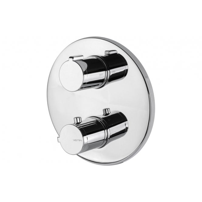 Vema  Round Two Outlet Thermostatic Valve
