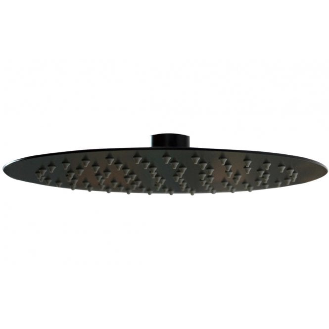 Vema  Timea Black 250mm Round Shower Head