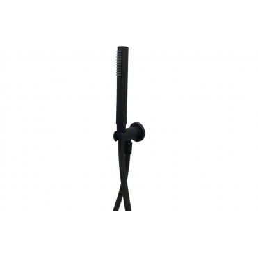 Vema Timea Black Round Handheld Shower Head