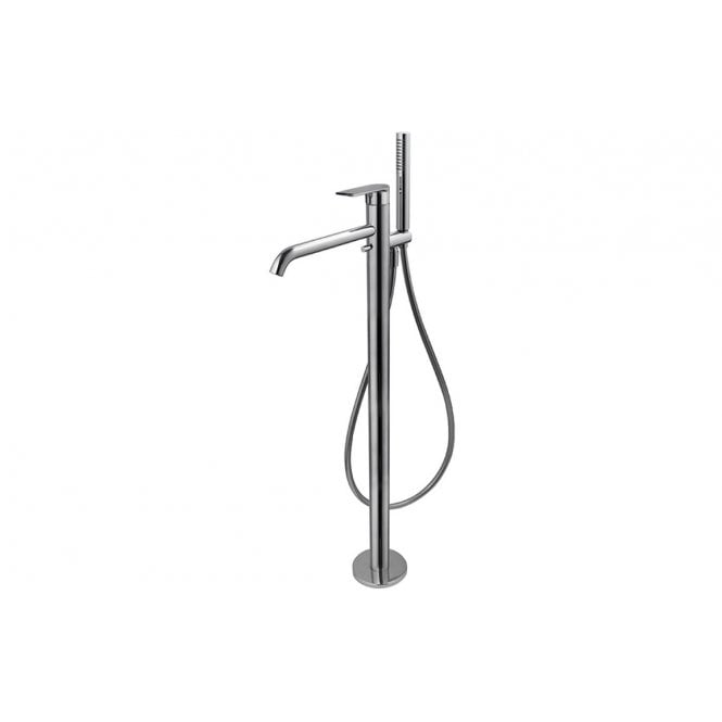Vema  Timea Floor Standing Bath/Shower Mixer - Chrome