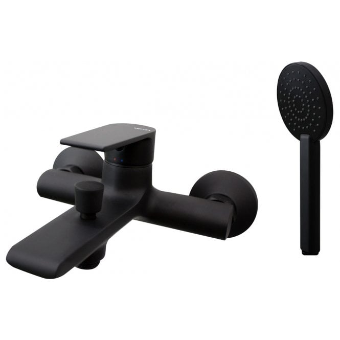 Vema  Timea Wall Mounted Bath/Shower Mixer - Matt Black