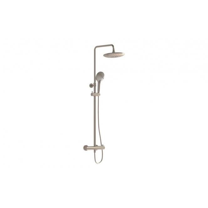 Vitra  Aquaheat Bliss 240 Thermostatic Shower Column with 2-Function Overhead