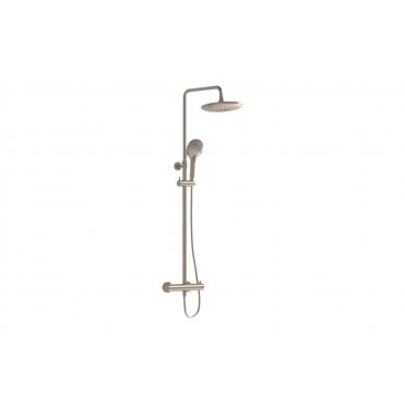 VitrA Aquaheat Bliss 240 Thermostatic Shower Column with 2-Function Overhead