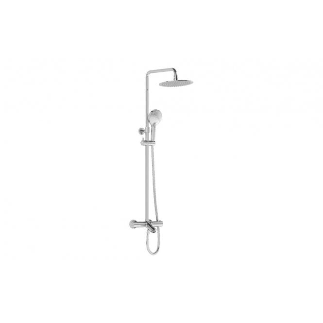 Vitra  Aquaheat Bliss 250B Shower Column with Bath Spout - Chrome