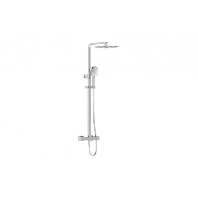 Vitra  Aquaheat Bliss S 230 Thermostatic Shower Column - Chrome