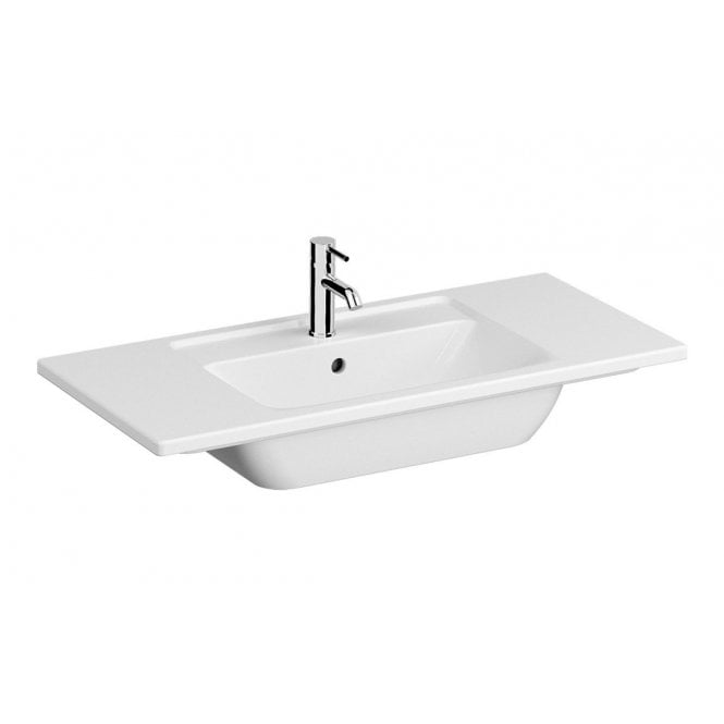 Vitra  Integra 1000x465mm 1 Tap Hole, Vanity Basin with Overflow, White
