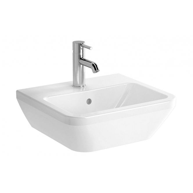 Vitra  Integra 445x400mm 1 Tap Hole, Basin with Overflow, White