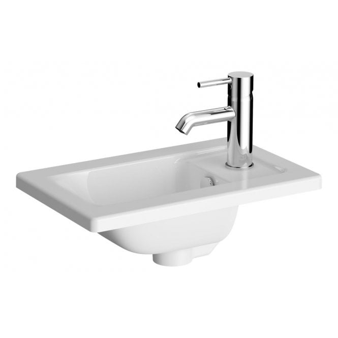 Vitra  Integra 450x285mm 1 Tap Hole, Basin with Overflow, White