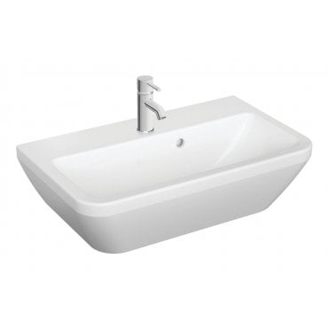 VitrA Integra 600x360mm Compact Basin with Overflow, White (With or Without Tap Hole)