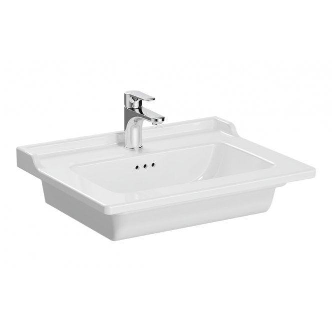 Vitra  Integra Classic 610x475mm 1 Tap Hole, Vanity Basin Only, White