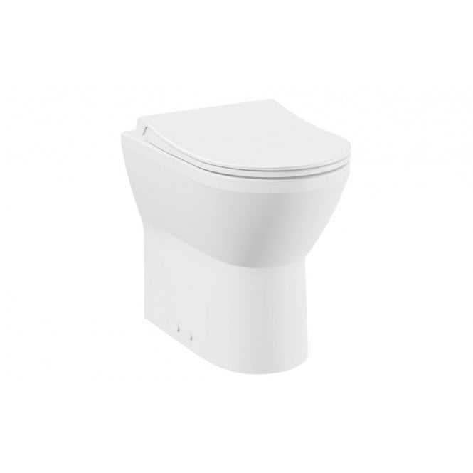 Vitra  Integra Comfort Height Back to Wall Pan Only - White