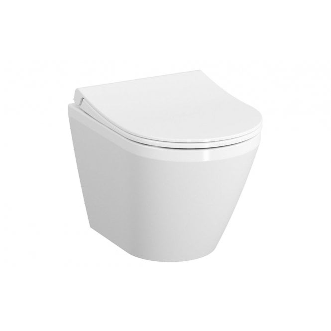 Vitra  Integra Rimless Wall Hung Pan Only (Hidden Fix) - White